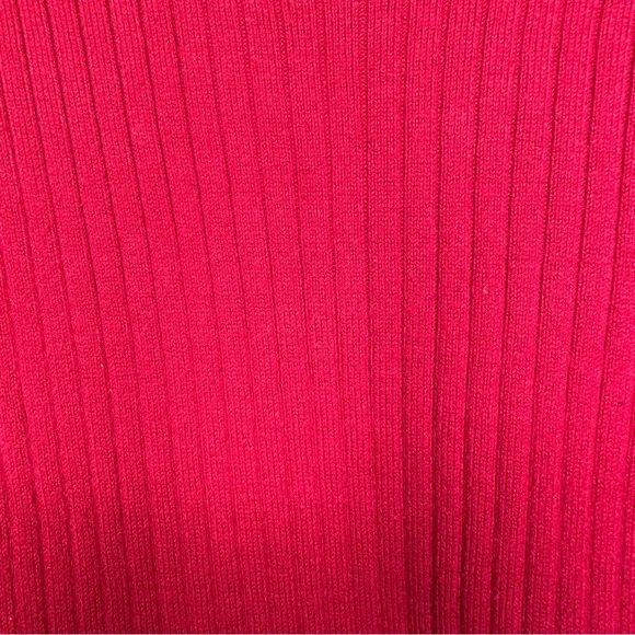 Women’s Ribbed Knit Rust Sweater Large - Picture 4 of 8